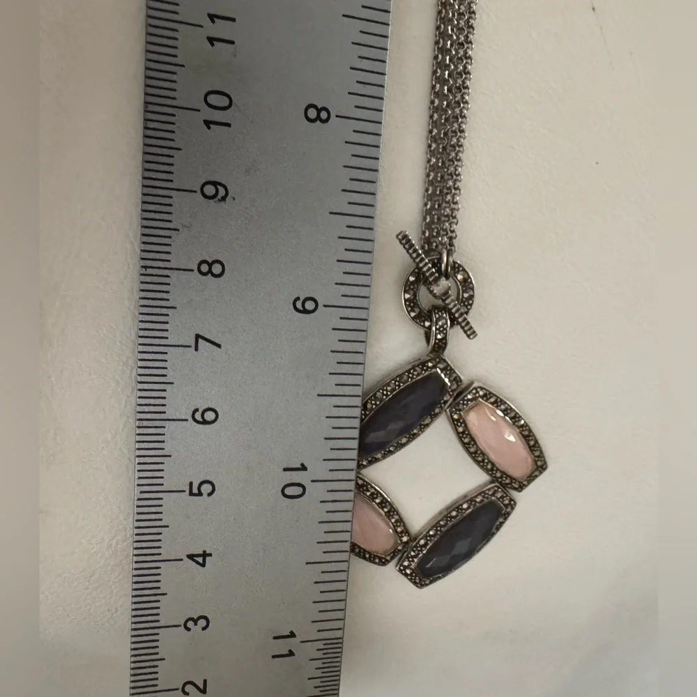 Unique Judith Jack Sterling Silver Necklace - Picture 4 of 5